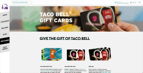 Maybe you would like to learn more about one of these? Taco Bell Gift Card - Reload, Check Balance & Redeem