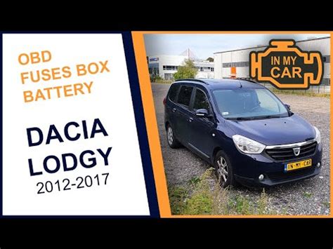 Dacia Lodgy Where To Find The Diagnostic Port Obd Fuses