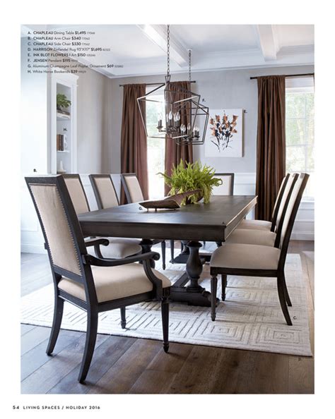 Living Spaces Product Catalog Holiday 2016 Page 54 55