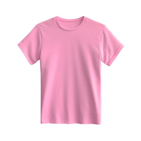 Pink T Shirt Mockup On Transparent Background Ai Generated 25140283 Png