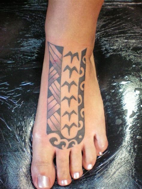 16 Awesome Tribal Foot Tattoos Only Tribal