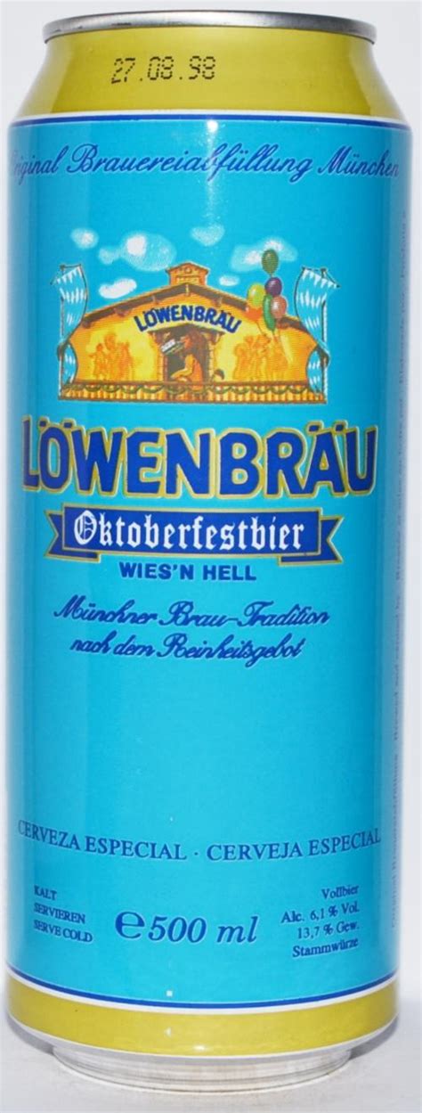 Lowenbrau Beer 500ml Oktoberfestbier Sol Germany