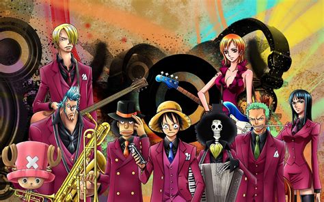 Tapis De Jeu Personnalisé One Piece Music Monkey D Luffy Nami Sanji