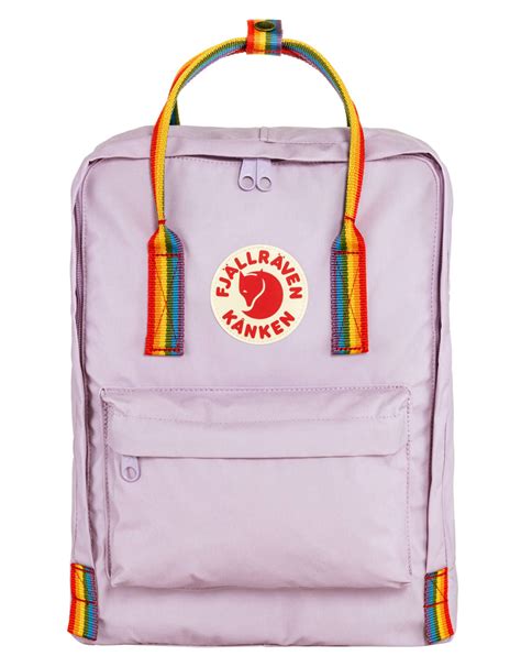 Fjall Raven Kånken Rainbow Pastel Lavender Rainbow Backpacks Snowleader