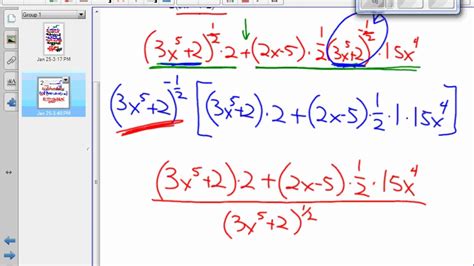 Simplifying A Complicated Derivative Answer Factoring Out Terms With