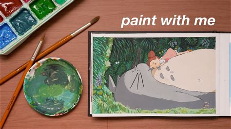 Painting Studio Ghibli Scenes With Jelly Gouache My Neighbour