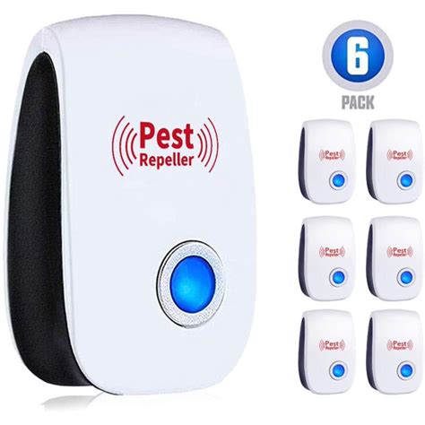 Jjjskfqgzb ultrasonic pest repeller, electronic plug in mouse and rat control 6. Ultrasonic Pest Repeller, 6 Pack Electronic Plug in Mouse ...