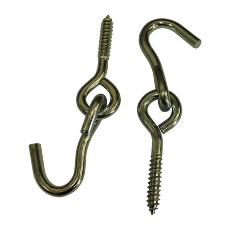 This item cannot be returned due to safety risks associated with used materials. Hammock Tree Hooks consists of 2 eye screw with S-Hooks ...