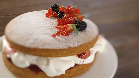 The victoria sponge cake was named after queen victoria, who favoured a slice of the sponge cake with her afternoon tea. Victoria sponge with mixed berries recipe - BBC Food
