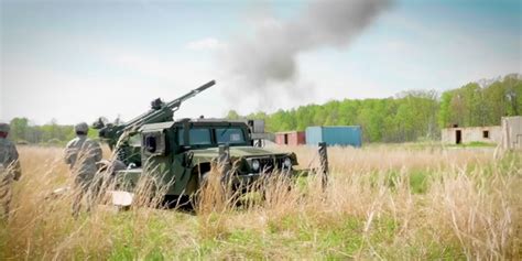 Watch The Army Test Its New 105mm Hawkeye Humvee Mounted Howitzer