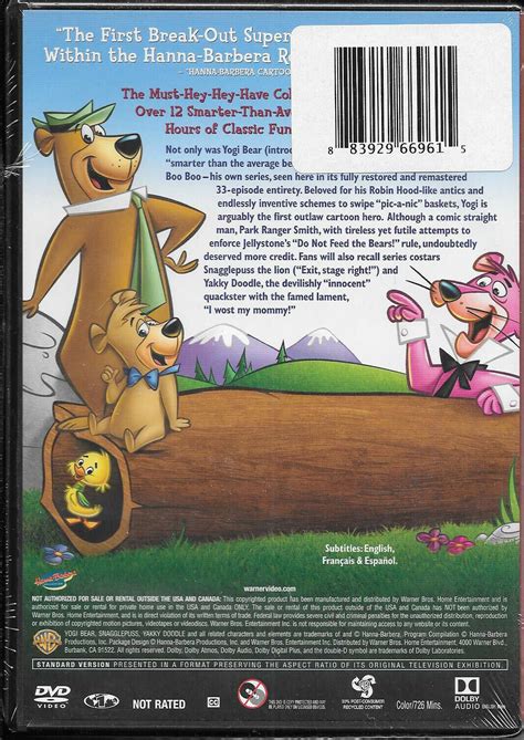 The Yogi Bear Show The Complete Series 33 Episodes On 3 Discs New
