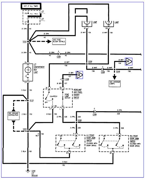 Courtesy lamps wiring diagram, base. I need a complete and correct wiring schematic for the dome / courtesy light circuit in a 1997 ...