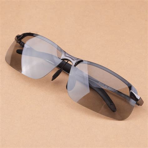 Men Photochromic Sunglasses Polarized Transition Lens Sunglasses Driving Glasses Ebay