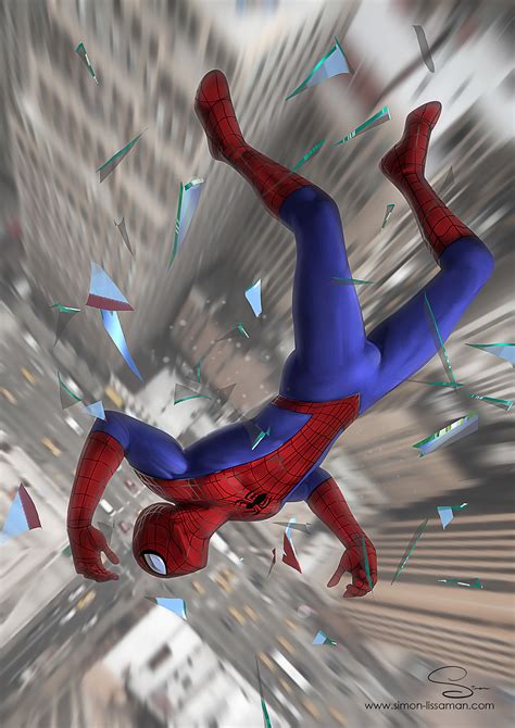 Spiderman Falls On Behance