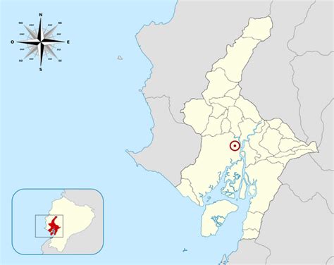 Mapa De Guayaquil Mapa Físico Geográfico Político Turístico Y