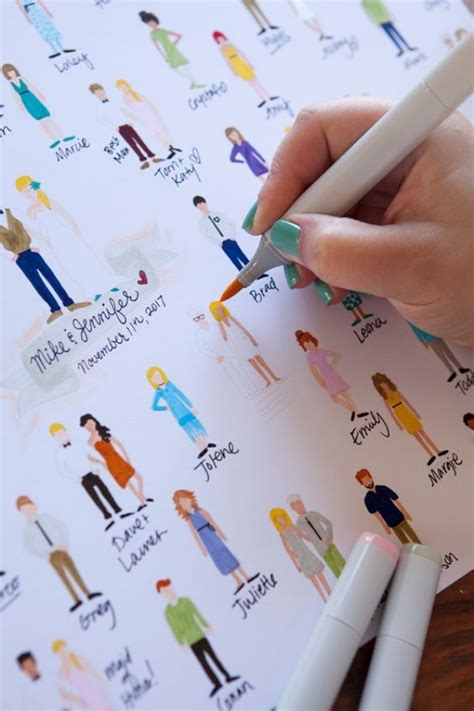 Think you have to stick to a traditional tabletop book? 20 Unique Wedding Guest Book Ideas