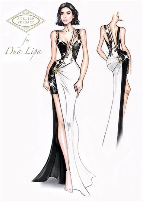 Versace Fashion Design Sketches Fashion Illustration Sketches My XXX