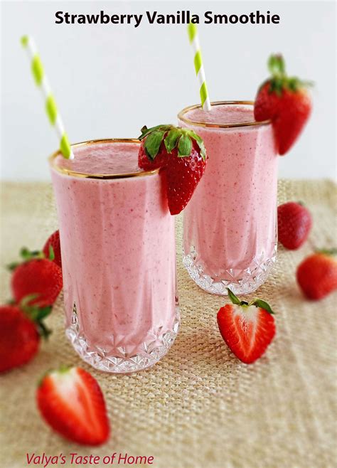 The Perfect Strawberry Smoothie Healthy Delicious