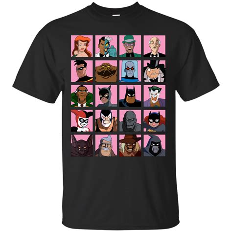 Heroes And Villains Batman The Animated Series T Shirt Men Alottee