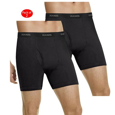 Hanes Hanes Mens Tagless Ultimate Long Leg Boxer Briefs With