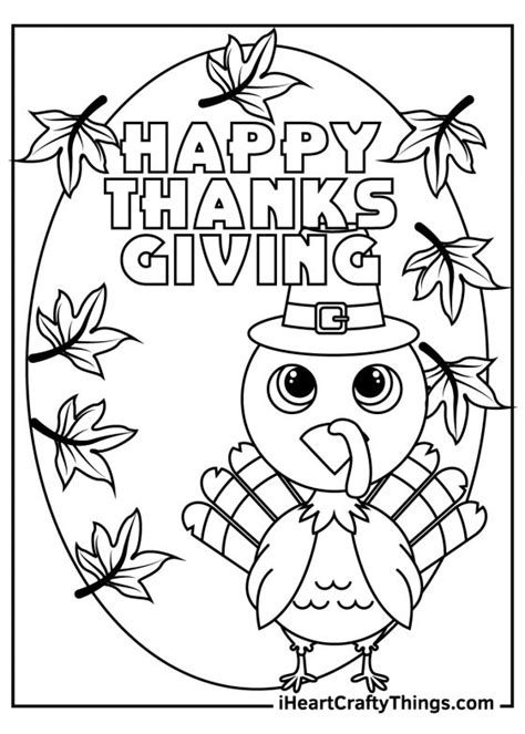 Thanksgiving Turkey Coloring Pages 100 Free Printables