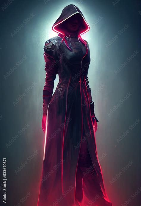 Fantasy Portrait Of A Militant Female Assassin With Red Hair And In An Ancient Assassin Costume