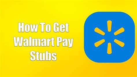 How To Get Walmart Pay Stubs Youtube