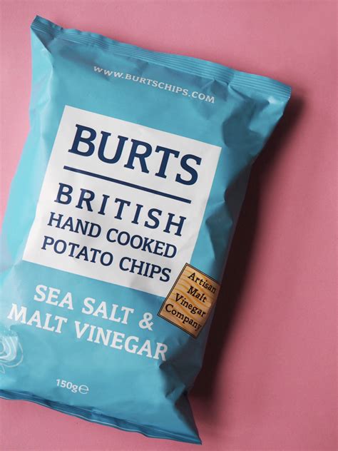 Burts Chips Sea Salt And Malt Vinegar Crisps 150g The Salcombe