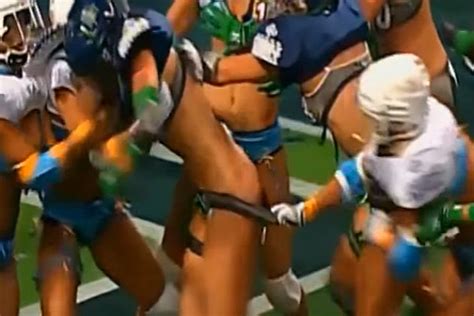 Lingerie Football League Oops Threesome Sex Pics