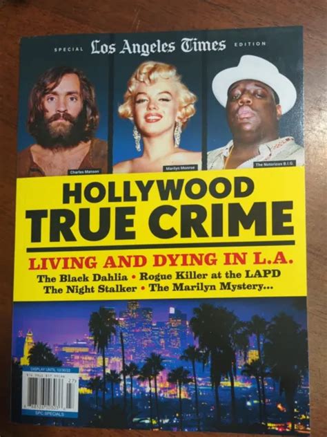 Hollywood True Crime La Times Magazine 2022 Los Angeles Times Special