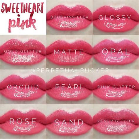 Lipsense Distributor Perpetualpucker Sweetheart Pink With All