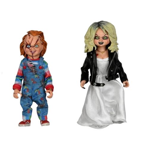Bride Of Chucky 8″ Scale Clothed Figure Chucky And Tiffany 2 Pack Replay Toys Llc