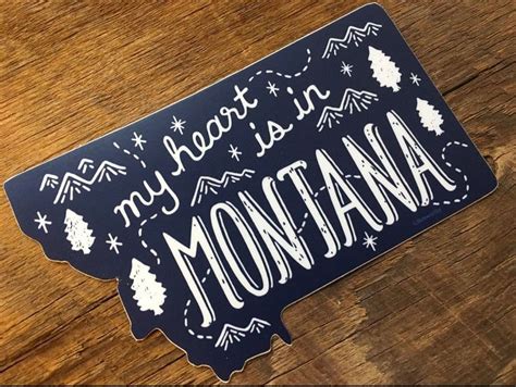 Montana Sticker Bumper Stickers Cards For Friends Stickers