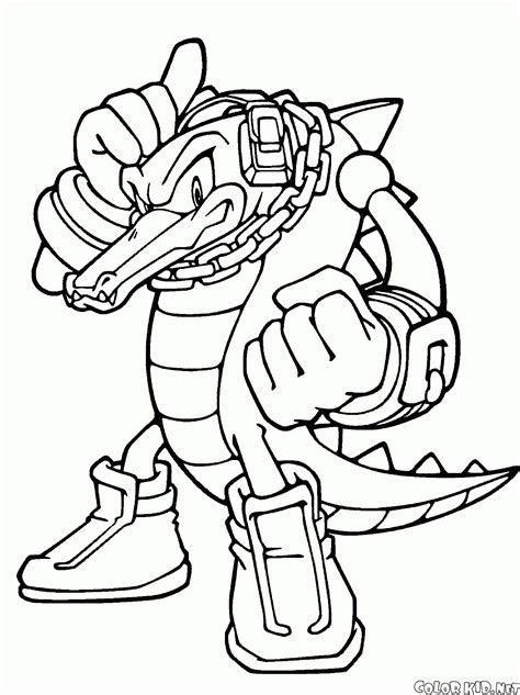 Sonic Knuckles Coloring Pages at GetColorings.com | Free printable