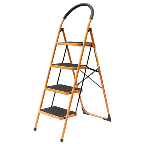 Ubesgoo Folding 4 Step Ladder Multiuse Folding Step Stool Platform Home