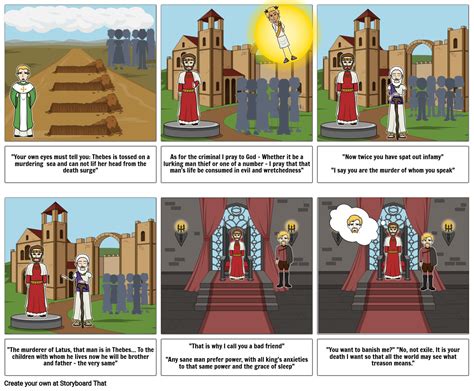 oedipus rex comic storyboard by 4db6ac66