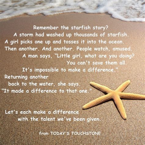 Discover and share starfish quotes. Pin by Michelle Foster on Motivation | Starfish story ...