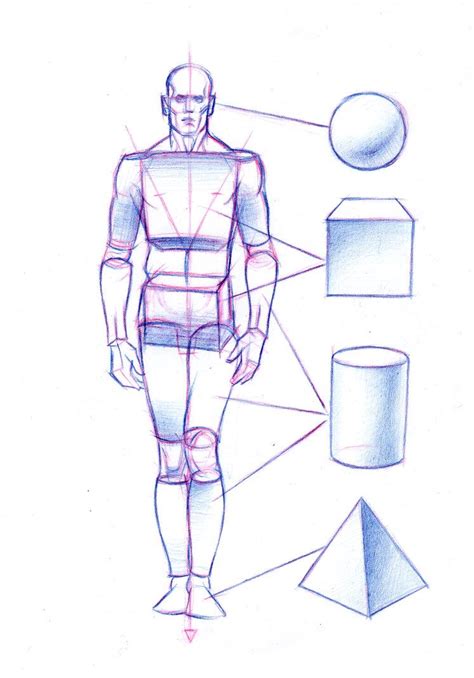 The Geometric Elements In The Body By Abdonjromero On Deviantart Figure