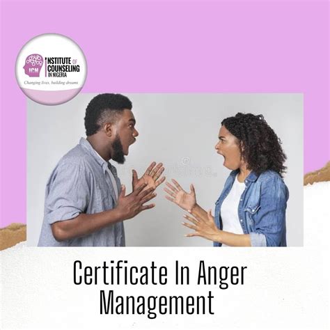 certificate in anger management institute of counseling