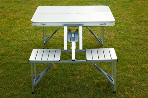 This lightweight folding sports chair is easy to bring along to any event. PC1135 - Aluminum folding table ,Picnic table with chair ...