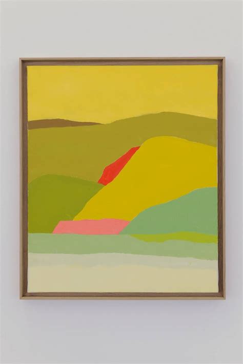 Etel Adnan Abstract Landscape Painting American Art Art