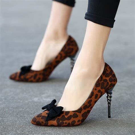 Sweet Bowknot High Heel Shoes Pointed Toes Stiletto Pointed Toe Shoes