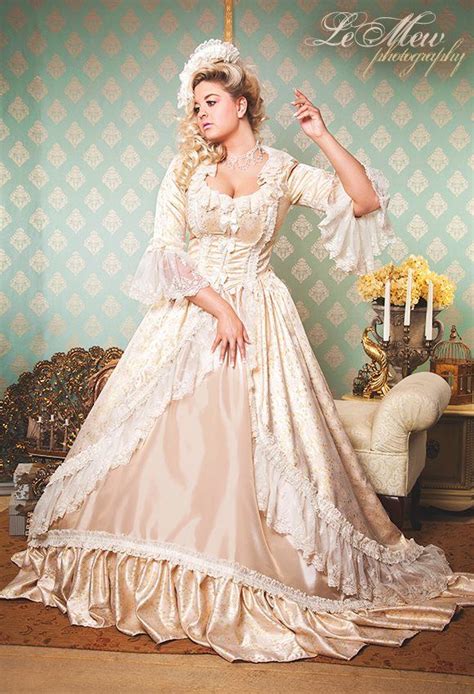 New Victorian Lace Marie Antoinette Gown With Bloomers Custom