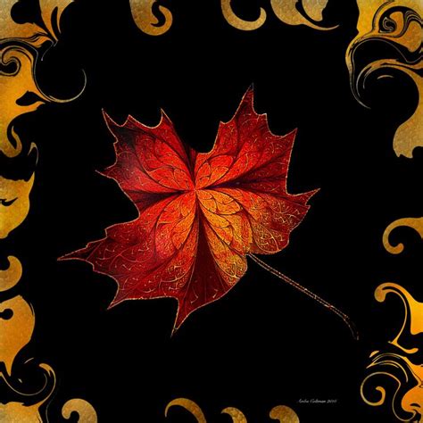 Autumn Leaf Autumn Leaves Art Abstract Artwork