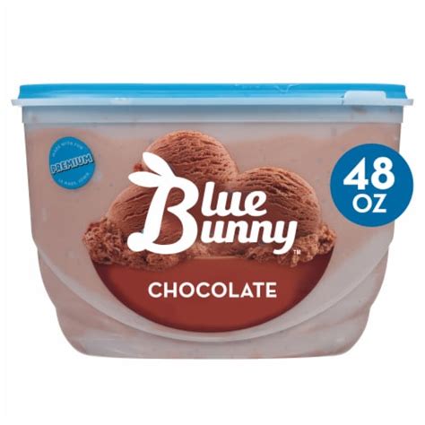 Blue Bunny Chocolate Frozen Dairy Dessert Tub 48 Oz Ralphs