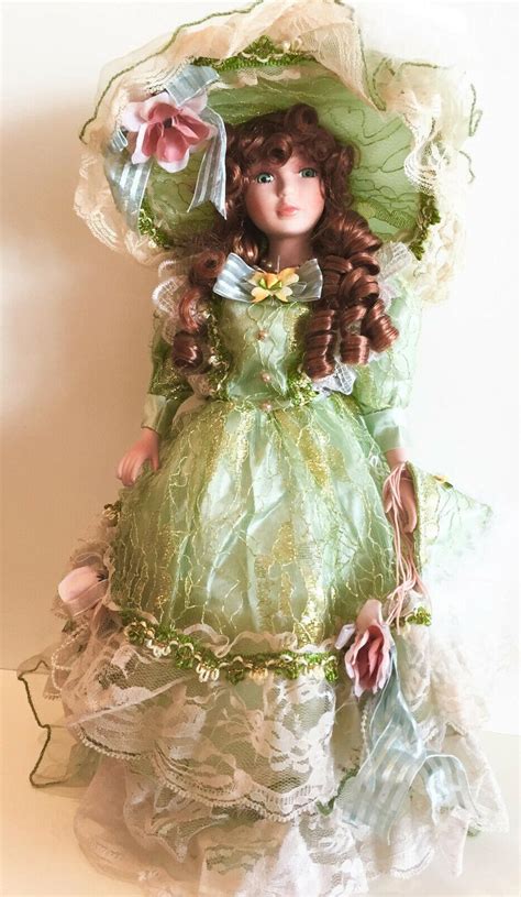Buy this graceful victorian doll from house of dolls. Victorian Porcelain Doll- Limited Edition Collectible ...