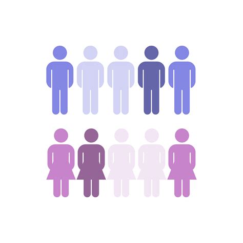 Corporate gender distribution statistics vector - Download Free Vectors, Clipart Graphics ...