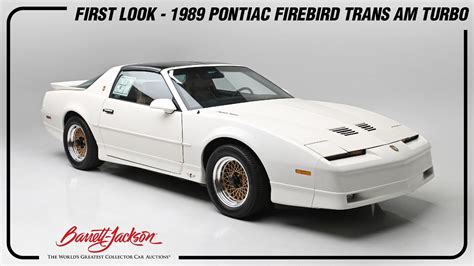 First Look 1989 Pontiac Firebird Trans Am 20th Anniversary Turbo