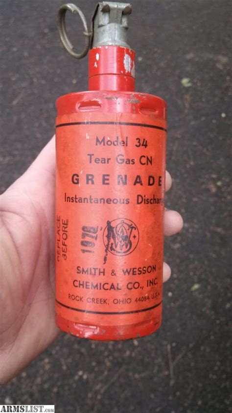 Armslist For Sale Smith And Wesson Tear Gas Grenade