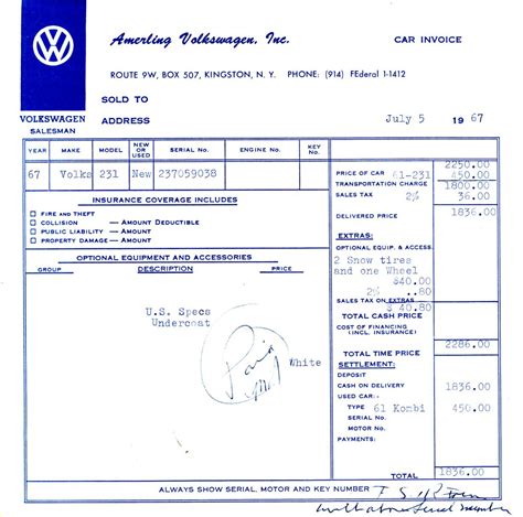 When the manufacturer determines the msrp, it prints out the window sticker showing the suggested. TheSamba.com :: Amerling Motor Sales, Inc. - Port Ewen ...